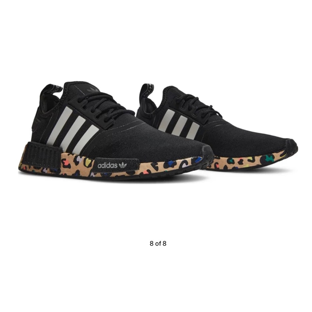 New in box, Adidas R1 multi color leopard sole shoes. WMNs size 7
